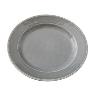 Vajilla <span class=keywords><strong>de</strong></span> melamina, Cambria gris, plato <span class=keywords><strong>de</strong></span> desayuno con apariencia <span class=keywords><strong>de</strong></span> vajilla - Product Image 1