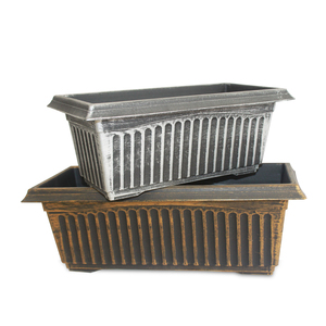 Wholesale cheap square shape large plastic planter flower pots macetas