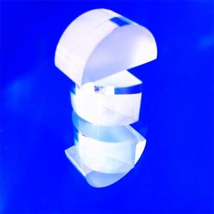 Tùy chỉnh hợp nhất silica Ống kính thủy tinh phẳng lồi bán cầu ống kính hình trụ - Product Image 5