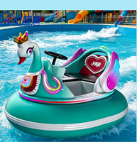 Bateau flottant électrique de type jouteuse pour parcs d'attractions publics extérieurs et centres de villégiature