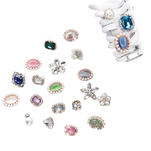 NHY Bling <span class=keywords><strong>AF1</strong></span> - Adorno de Plástico con Diamantes de Imitación para Cordones de Zapatos, Accesorios de Joyería - Product Image 1