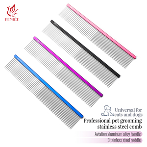 Fenice pettine <span class=keywords><strong>per</strong></span> cani spazzola <span class=keywords><strong>per</strong></span> la rimozione della pelliccia dei capelli lunghi e spessi pettine <span class=keywords><strong>per</strong></span> pulci <span class=keywords><strong>per</strong></span> peli di animali domestici spilla in acciaio <span class=keywords><strong>per</strong></span> cani e <span class=keywords><strong>gatti</strong></span> <span class=keywords><strong>per</strong></span> cani Shaggy Barber - Product Image 2