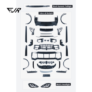 Pour <span class=keywords><strong>Porsche</strong></span> <span class=keywords><strong>Cayenne</strong></span> 9Y0.2 (2024 +) nouveau Kit de carrosserie <span class=keywords><strong>Turbo</strong></span> phare LED feu arrière pare-chocs mise à niveau - Product Image 1