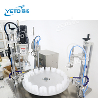 Machine de remplissage semi-automatique YETO 100ml 150ml 250ml 350ml en acier inoxydable pour liquides parfumés et cosmétiques en bouteille
