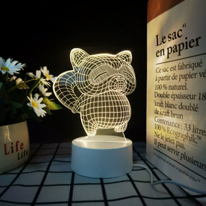 Hot Sale Bear Board Pieces Smart Touch <b>Switch</b> Remote Controlled Natural Cold Warm <b>Lighting</b> 3D Visual Effect Lamp - Product Image 4