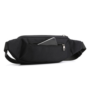 Tousheng Men's Waist <b>Bag</b> Black Multi Functional Waterproof Chest <b>Bag</b> With Zipper Pocket For Leisure Travel <b>Summer</b> 2020 - Product Image 3