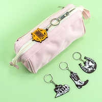 Llavero de PVC 2D con Insignia de Sheriff y Sombrero de Vaquero, Personalizable con Logotipo, Promocional para Fiestas Temáticas del Oeste, Souvenir, en Oferta