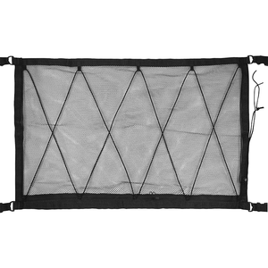 Mise à niveau du plafond de la voiture Filet de chargement 31.5 "x 21.6" Organisateur de rangement sur le toit de la voiture Camion SUV Van Voyage <span class=keywords><strong>Camping</strong></span> Accessoires d'intérieur - Product Image 1