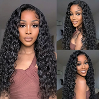 Peluca de Encaje HD 5x5, Cabello Humano Virgen Peruano sin Pegamento con Cutícula Alineada, Pelucas Frontales de Encaje HD para Mujeres Negras