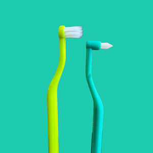 Brosse à dents interdentaire en plastique petite brosse à dents pointue <span class=keywords><strong>pour</strong></span> nettoyer l'effaceur de taches dentaires - Product Image 2