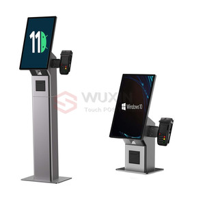 Máy tính để bàn 21.5 inch kiosk Android phục vụ màn hình cảm ứng thực phẩm đặt hàng tự dịch vụ thanh toán thiết bị đầu cuối Casher thiết bị cho siêu thị - Product Image 4