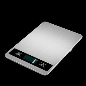 Balance de cuisine numérique en acier inoxydable, capacité 15 kg, précision 1 g, balance alimentaire pour la pâtisserie, alimentée par piles - Product Image 2