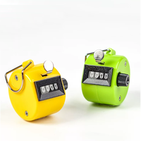 Compteur manuel mécanique portable en plastique coloré pour inventaire d'entrepôt, statistiques de flux, laboratoire JVLAB