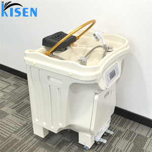 Kisen 2026 <span class=keywords><strong>Lavacabezas</strong></span> Móvil <span class=keywords><strong>de</strong></span> Alta Gama para Salón, Sin Tuberías, con 2 Tanques y Base Alta, No Requiere Fontanería - Product Image 5