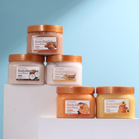 Gommage corporel au miel de melon Hami, citron et curcuma, 500 ml, pour tous types de peaux, hydratant, naturel, parfum frais, vente en gros