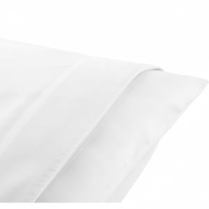 Juego de 2 Fundas de Almohada de Algodón Blanco de 200 Hilos, 100% Estándar/Queen Size, Tejido Liso, para Uso Doméstico y Hotelero - Product Image 1