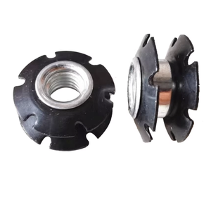 Conector <span class=keywords><strong>de</strong></span> tubo roscado <span class=keywords><strong>de</strong></span> doble capa, tuerca <span class=keywords><strong>de</strong></span> estrella para bicicleta <span class=keywords><strong>de</strong></span> montaña y carretera - Product Image 2