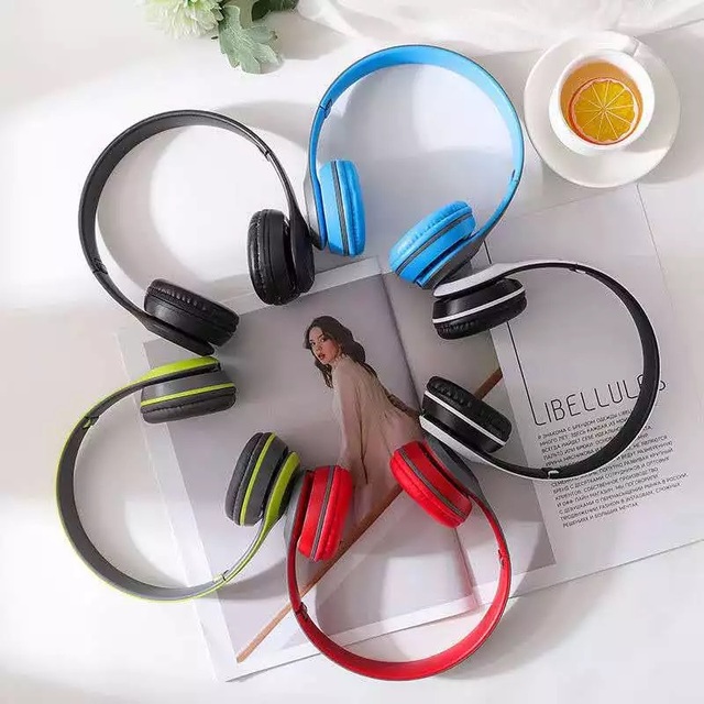 Wireless Blue Tooth Headphones With Microphone Noise Canceling Gaming Headset Stereo HiFi Earphones