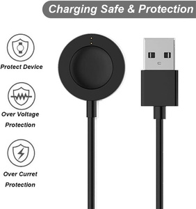 Từ Sạc Cho Fossil Gen 6 5 4 Thể Thao Cho Michael Kors Gen 6/5E/5/4 Diesel Smartwatch Đồng Nguyên Chất Sạc Cáp Bện - Product Image 3