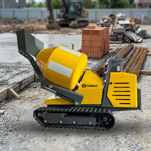 Nueva Mezcladora de Cemento Autocargable de 300L, Mini Mezcladora de Concreto Portátil Automática sobre Orugas, Mini Dumper sobre Orugas con Diseño de Orugas - Product Image 2