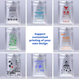 Tùy chỉnh đóng gói túi phẳng Tự niêm phong <span class=keywords><strong>Ziplock</strong></span> nhôm lá bao bì túi Zip khóa túi nhôm với dải Nước Mắt - Product Image 2