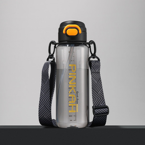 Botella PINKAH Personalizada de 900 ml, a Prueba de Fugas, Libre de BPA, Apta <span class=keywords><strong>para</strong></span> Lavavajillas, Ecológica, de Tritán, con Correa <span class=keywords><strong>para</strong></span> Deportes, Gimnasio y Viajes - Product Image 4