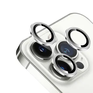 애플 원래 코닝 유리 카메라 렌즈 강화 유리 화면 보호기 아이폰 렌즈 개별