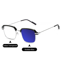 Lunettes photochromiques pleine monture tendance pour hommes, montures optiques, lunettes anti-lumière bleue, vente chaude