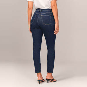 Pantalones Vaqueros de Mezclilla para Mujer, Diseño Nuevo, Corte Ajustado, para Uso Casual de Invierno - Product Image 2