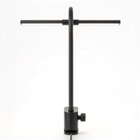 Lampe de bureau LED à pince flexible avec télécommande, 5W SMD, température de couleur réglable 3000K/6000K, CRI élevé 80, lampe de lecture