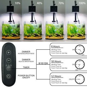 Liweida 60W Marine Zoutwater LED Lamp Volspectrum Vierkante Groeipaneel voor Rif <span class=keywords><strong>Aquarium</strong></span> 8/10/12H Timer Dimmer Visbak Verlichting - Product Image 3