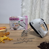 Batteur à œufs à gaz transfrontalier, mini batteur à main, 7 vitesses, multifonctionnel, fouet à crème ménager, mélangeur à pâte pour gâteaux et pâtisserie