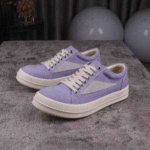 <b>Top</b> Quality Men Shoe Low <b>Top</b> Women Sneaker Black Lace up Designer Luxury Owens Leather Thick-sole Casual Flat Shoe - Product Image 5