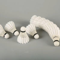 Volant de badminton hybride en plumes d'oie, classe B, léger, haute élasticité, durable, professionnel, niveau tournoi, OEM/ODM