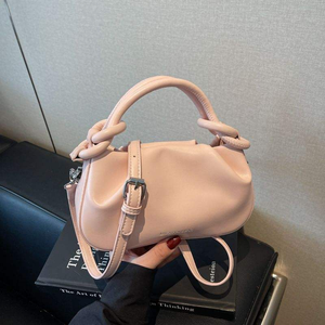 Bolso de Hombro Casual Sencillo de PU Plisado con Cierre Magnético, Modelo Primavera 2026, de Alta Calidad y Diseño Moderno - Product Image 3