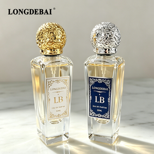 Custom 2026 Crimp <b>Perfume</b> Spray <b>Bottle</b> This Certified 50ml 100ml Clear Square Empty Glass <b>Perfume</b> Spray <b>Bottle</b> with Lid - Product Image 1