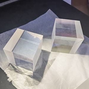 광학 K9 유리 표준 빔 스플리터 큐브 프리즘 50:50 비율 큐브 AR 코팅 빔 스플리터 큐브 프리즘 - Product Image 2