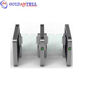 Tourniquet de barrière à rabat haute pleine hauteur Lecteur de cartes à puce et de codes QR entièrement automatique pour un accès sécurisé - Product Image 1