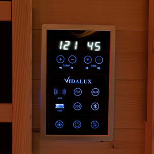 Sang trọng 4 người Lai Loại hồng ngoại và hơi nước với quang phổ đầy đủ và bảng điều khiển carbon và phòng tắm hơi bếp nóng - Product Image 6