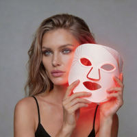 Masque de luminothérapie LED OEM/ODM à sept couleurs et huit modes pour utilisation en sauna