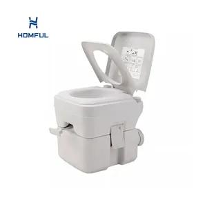 HOMFUL 20L cassetta toilette portatile campeggio all'aperto Caravan RV toilette viaggio campeggio wc