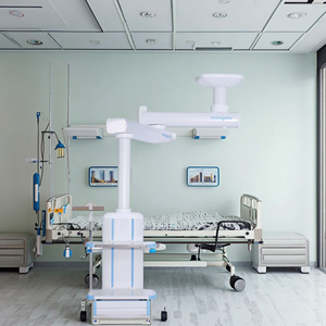 Sistema de colgante de techo de hospital avanzado, torre de elevación quirúrgica de metal de acero con alimentación eléctrica, cuidado mejorado del paciente, sistema de suspensión de techo de hospital, 2 unidades - Product Image 2