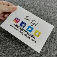 Cartes de remerciement 4x6 pouces 300gsm/400gsm, cartes cadeaux promotionnelles pour petites entreprises