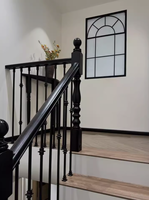 Balustres d'escalier au design moderne en alliage d'aluminium, montants et balustres pour balcon, résistants à la rouille, service de modélisation 3D, installation DIY