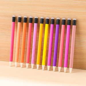 Bolígrafos de <span class=keywords><strong>Gel</strong></span> Retráctiles Borrables en Forma de Lápiz, Coloridos, Económicos, al por Mayor, con Cuerpo Antideslizante Ondulado y Tinta Termoborrable para Estudio - Product Image 1