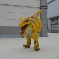 Costumes de dinosaures animatroniques personnalisés, costume de dinosaure animatronique marchant, costume de Velociraptor réaliste