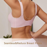 Soutiens-gorge d'allaitement personnalisés pour l'allaitement, soutien-gorge de maternité à forme naturelle, soutien-gorge sans couture avec bande de soutien en gel, confort pour la grossesse, soutien-gorge pour femmes enceintes