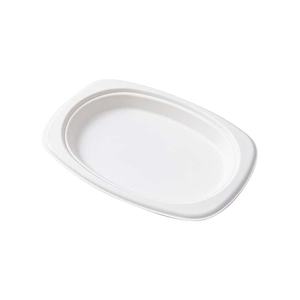 Assiette jetable compostable et écologique <span class=keywords><strong>en</strong></span> bagasse <span class=keywords><strong>de</strong></span> canne à sucre <span class=keywords><strong>de</strong></span> 6 pouces pour apéritifs et service - Product Image 3