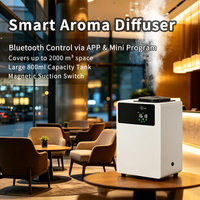 Un diffuseur combinant PC et métal, couvrant une grande surface, avec fonction tactile et Bluetooth, et facile à utiliser.