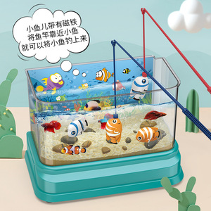 Simulatie-<span class=keywords><strong>aquarium</strong></span> voor kinderen, elektrische watercirculatie, multifunctioneel, kan echte vissen en kwallen opvoeden, magnetisch <span class=keywords><strong>aquarium</strong></span> - Product Image 3